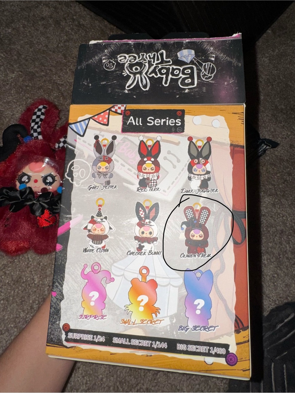 Baby Three Scary Clown V1 Blind Box Confirmed - Picture 3 of 11